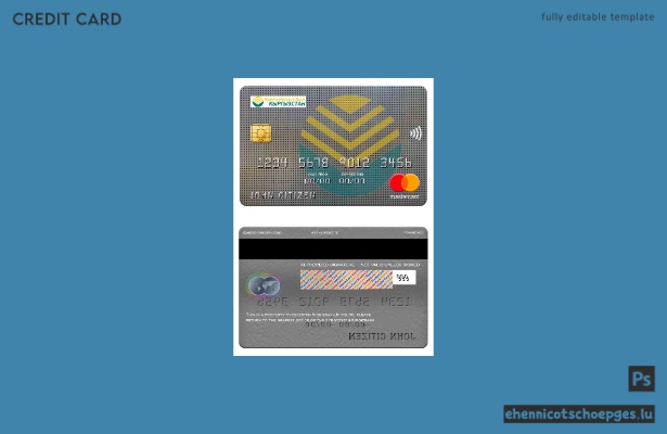 Kirgisistan Kirgizbank Mastercard Beispielvorschau